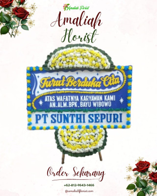 Papan Bunga Duka di Firiwage