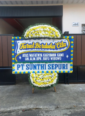 Papan Bunga Duka di Firiwage