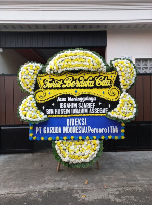 Papan Bunga Duka di Firiwage